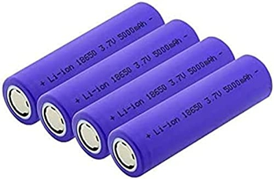 Batería De Iones De Litio De Alta Capacidad Y Larga Duración 3,7 V 5000Mah 18650, Recargable para Linterna, Batería Externa, 4 Uds.