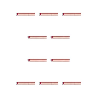 Allayu 10 Juegos de Mujer lápiz labial 4ml mate loca duradera impermeable antiadherente taza bricolaje maquillaje labial brillo maquillaje maquillaje 