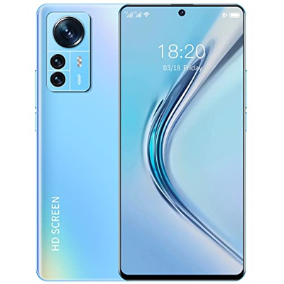 JinKeHong Teléfono Inteligente Android 5g, teléfono Celular Android 10.0 Dual Sim de 7.8 Pulgadas con Almacenamiento de 16 g + 512 GB, Cero fotosensib