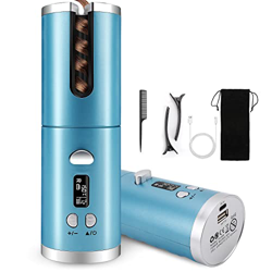 Bestcool Rizador de pelo inalámbrico rizador automático de aislamiento térmico rizador portátil recargable sedoso de calentamiento rápido inalámbrico  en oferta