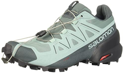 SALOMON Shoes Speedcross 5, Zapatillas de Senderismo Mujer, Trellis/Stormy Weather/Phantom, 43 1/3 EU