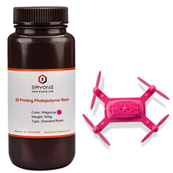 ERYONE 405 Nm Resina UV para impresoras DLP LCD 3D Fotopolímero Translúcido Magenta 500g características