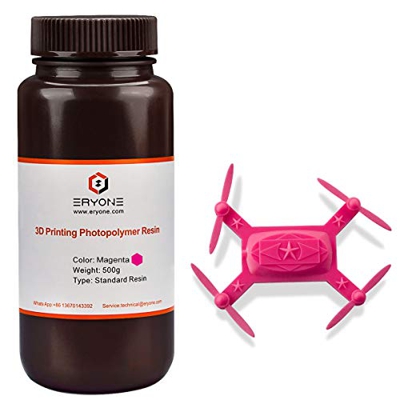 ERYONE 405 Nm Resina UV para impresoras DLP LCD 3D Fotopolímero Translúcido Magenta 500g