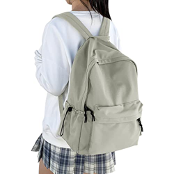 Mochila escolar Bolsas de viaje causales para mujer Mochila para computadora portátil de 14 pulgadas Mochila ligera para adolescentes Mochila resisten características