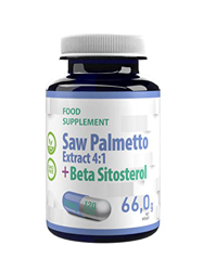 Serenoa Repens (Saw Palmetto) + Beta Sitosterol 450mg 120 Capsulas Veganas, Probado en Laboratorio, suplemento de alta resistencia, sin gluten sin OGM características