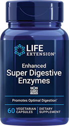 Life Extension, Enhanced Super Digestive Enzymes (Enzimas Digestivas), Dosis Altas, 60 Cápsulas vegetarianas, Probadas en Laboratorio, No GMO en oferta