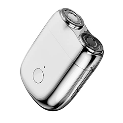 Waterproof Portable USB Men's Shaver, New Electric Pocket Size Washable Razor, Mini Magnetic Suction Double-Headed Shaver for Travel Or Home Use Men's precio