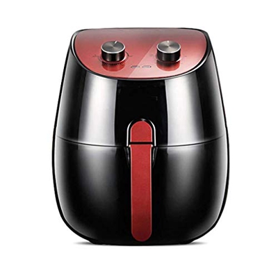 Freidora de Aire multifunción Freidora de Aire sin Aceite de 3,2 l Control de Temperatura sin Grasa hasta 200 Grados;C Temporizador freidora Horno Neg