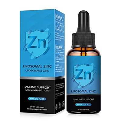 Suplementos de Zinc para el Apoyo Inmunológico, Zinc liposomal para Niños y Adultos | No GMO | Sin Gluten y Soja | Suplemento de Zinc Líquido