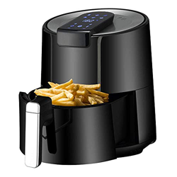 Freidora de aire, freidoras de patatas fritas y horno de freidoras de aire, pantalla táctil LED digital, cesta antiadherente, control de temperatura,  características