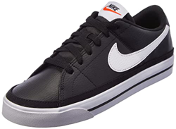 Nike Court Legacy Next Nature, Tennis Shoe Mujer, Black/White-Volt-Team Orange, 38 EU en oferta