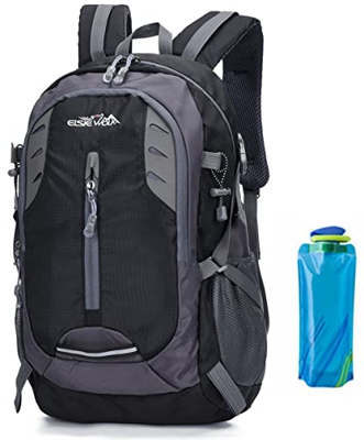 SOMBLG Mochila de senderismo de 30L Mochila de senderismo ligera para hombres y mujeres para viajes Escalada al aire libre Camping Montañismo a prueba