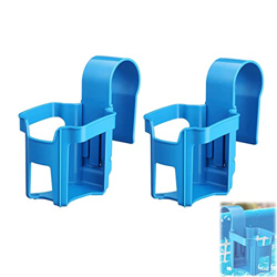 2Pcs Poolside Cup Holder for Above Ground Pools,Pool Cup Holder for Drinks Oval Top,Clip-On No Spills Drink Holder Pool Accessories,Pool Phone Holder, en oferta