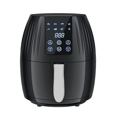 Freidora profunda Freidora de aire 5.5L Aire Electric Freid Kitchen Cooking Freid Horn Pollo frito con control de temperatura Pequeños electrodoméstic