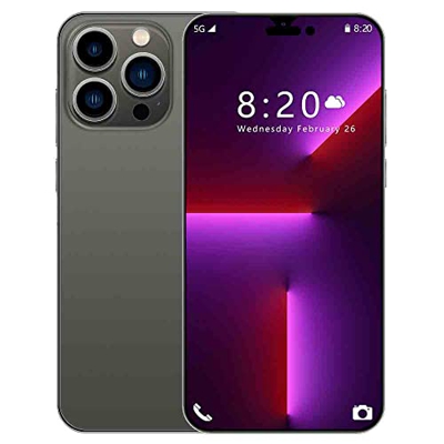 Duanmuci I14 Pro MAX Smartphone(4GB + 64GB), Teléfonos Móviles Android 11 Equipados, Cámara de 3 Ojos con IA de 64 MP, Batería de 6800 mAh, Pantalla G