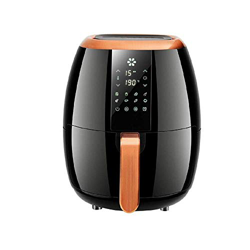 Freidora de Aire Multifuncional, 8 hornos de freidora de Aire Caliente preestablecidos Freidora de Aire sin Aceite con Pantalla táctil Tamaño Compacto en oferta