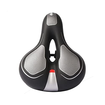 LINGJ SHOP Sada de bicicleta Hollow Mountain Bike Asiento de choque absorbiendo el cojín de bicicleta de bicicleta suave y transpirable silla de cicli
