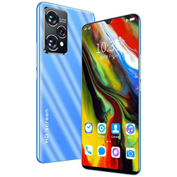 9 Pro+ Moviles Baratos y Buenos, 4GB+64GB Teléfono Móvil, Pantalla HD+ 6.4", Cámara 24MP+48MP, Batería 5000mAh, Dual SIM Android 11 Smartphone, Huella precio