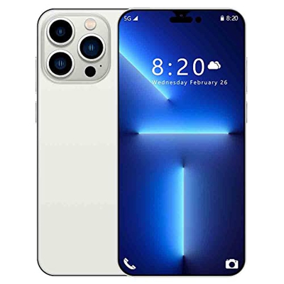 Duanmuci I14 Pro MAX Smartphone(4GB + 64GB), Teléfonos Móviles Android 11 Equipados, Cámara de 3 Ojos con IA de 64 MP, Batería de 6800 mAh, Pantalla G