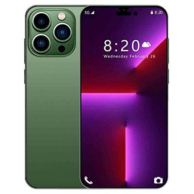 Duanmuci I14 Pro MAX Smartphone(4GB + 64GB), Teléfonos Móviles Android 11 Equipados, Cámara de 3 Ojos con IA de 64 MP, Batería de 6800 mAh, Pantalla G