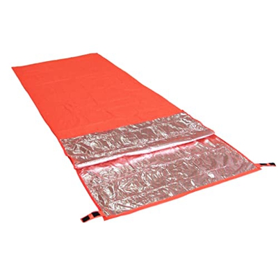 tieedhfu Saco de dormir al aire libre Manta de primeros auxilios Tecnología reflectante cálida Kit de supervivencia Senderismo Camping Equipo de avent