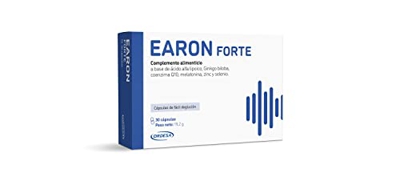 Earon Forte- Complemento Alimenticio para Molestias Auditivas, Tinnitus, Acúfenos - 30 Cápsulas