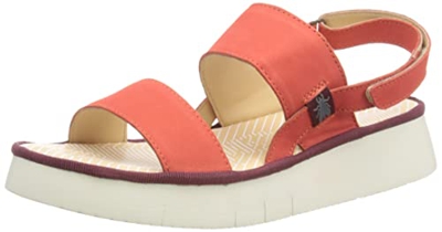 Fly London Cura318fly, Sandalia Mujer, Rojo Diablo, 38 EU