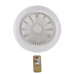 Ventilador de teto sem lâmina, ventiladores de teto de controle remoto com luzes e controle remoto, ventiladores de teto de iluminação silenciosa, esc en oferta