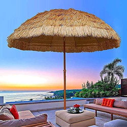 Paraguas colgante parasol para exteriores, sombrilla tropical hawaiana, sombrilla de paja plegable para exteriores, sombrilla de playa con sombrilla i precio