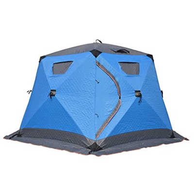 Lincheer Tienda de pesca de hielo Tienda de pesca de invierno Camping Tienda de algodón engrosado al aire libre frío invierno Campo de pesca