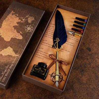 YQBUER Pen Pluma Pen Set Dip Pen Pluma y Tinta for Amigos for Amigos (Color : I)