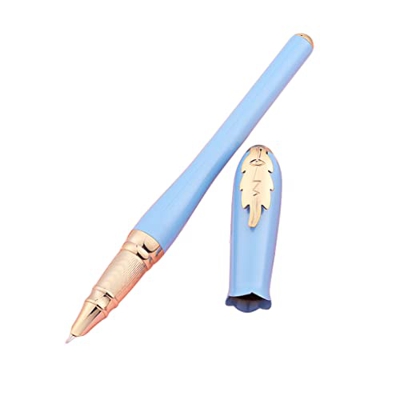 YQBUER Pluma Fuente for Escribir Lujo Fuente de Metal Fuente Pluma Extra Fina 0.38 mm Diseño clásico Nib Dark Nib Perfect for Hombres y Mujeres Regalo