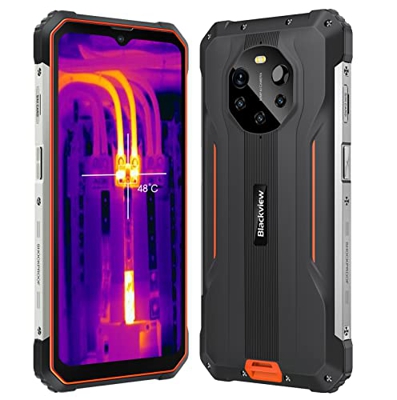 5G Imagen Térmica Smartphone Resistente Blackview BL8800 Pro, 50MP Cámara Cuádruple, Dimensión 700 8GB+128GB, 6.58'' FHD+ Pantalla, 8380mAh Batería 33