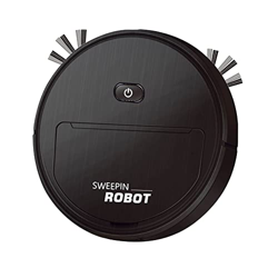 niso Robot Aspirador AutomáTico 3 en 1 MáQuina de Limpieza de Barrido InaláMbrico Inteligente Carga Robot Inteligente VacíO Negro características