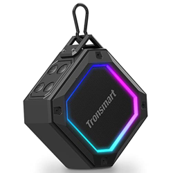 Tronsmart Groove 2 Altavoz Bluetooth, Altavoces Inalámbrico con Luces Led, Waterproof IPX7, 18 Horas de Reproducción con Sonido de Alta Fidelidad, Min características