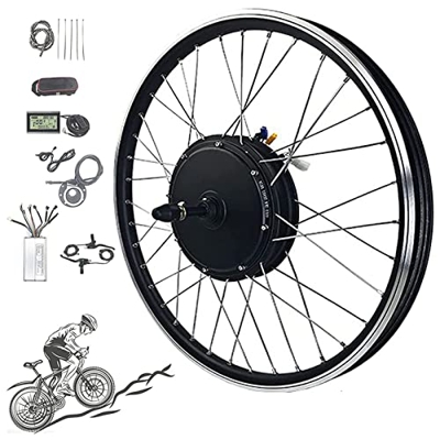 FYLZW Kit de conversión de Bicicleta eléctrica para 20”, 24”, 26”, 27,5”, 28”, 29” Kit de conversión de Bicicleta eléctrica Kit de conversión de Motor