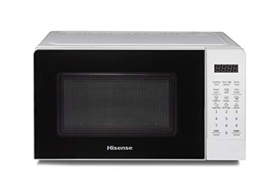 Hisense H20MOWS3G - Horno microondas electrónico, capacidad 20 L, potencia 700 W, grill potencia 900 W, pantalla LED con mandos táctiles, blanco