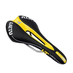Sillín de bicicleta MTB Road Bike Ciclismo Silicona antideslizante Sillín Asiento de gel de sílice Cojín de asiento delantero de cuero Mat (Color: AMA precio