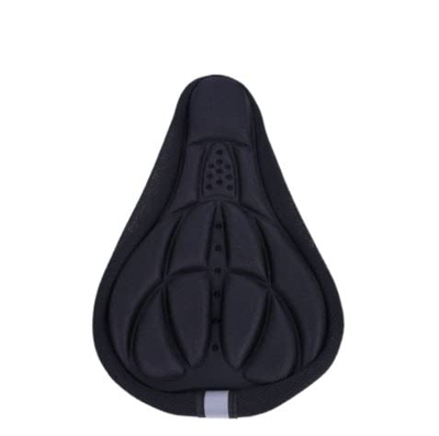 Suave 3D acolchado Ciclismo Bicicleta MTB Bicicleta Asiento Funda Cojín Esponja Espuma Cómodo Sillines Mat Cojín Bicicleta Accesorio (Color : Amarillo