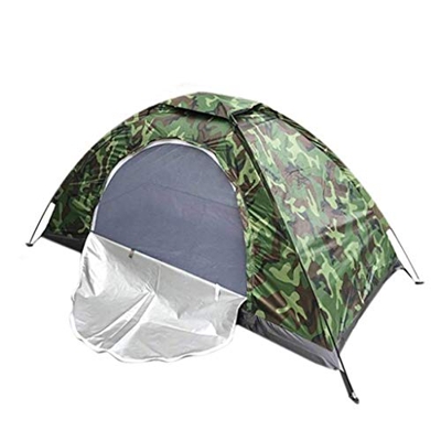 Tienda de campaña de Camuflaje para 1-2 Personas, Tienda Impermeable a Prueba de Viento para Acampar al Aire Libre, Senderismo, Domo Ligero, Turismo, 