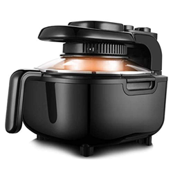 Freidora de Aire multifunción sin Aceite 5L 1100W Horno de freír Temporizador de Ventana Visible y Control de Temperatura Cesta Antiadherente fácil de en oferta