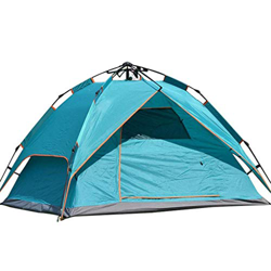 Carpa Hidráulica Automático Emergente Instantáneo 3-4 Personas Resistente A Los Rayos UV Tienda De Campaña A Prueba De Lluvia,Azul en oferta