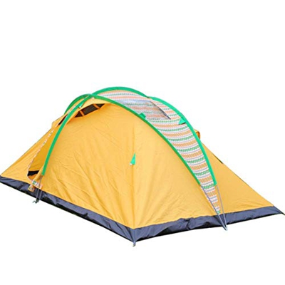 Carpa de diseño para Acampar, Toldo Impermeable hidráulico Tiendas de campaña Familiares para Exteriores Playa Caza Senderismo Viajes (Naranja)