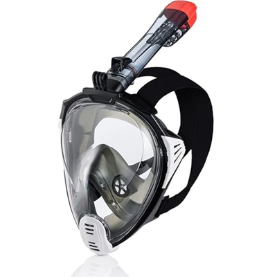 Gafas de Buceo Máscara de buceo máscara de snorkel de cara completa adulta con correa de silicona ajustable máscara de buceo con máscara de buceo seco