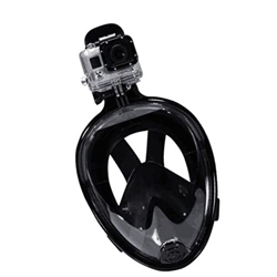 Gafas de Buceo Máscara de Buceo de Cara Completa máscara de Buceo seco con una cámara Desmontable Niños for Adultos Marca de Snorkel de Silicona en Ma en oferta
