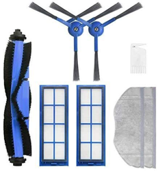 Litads Robot barrido rodillo cepillo lateral filtro trapeador paño para Robovac L70 barrido robot aspirador Accesorios características