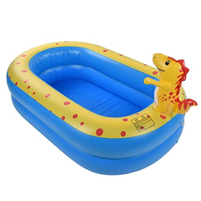 Piscina Infantil, Chorro de Agua de Piscina Inflable con Parche de reparación al Aire Libre para niños