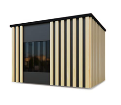 Outentin® Caseta para perros - Elegante y moderna caseta para perros grandes y pequeños - Resistente al agua e invierno - Interior y exterior - Cabaña precio