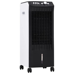 Aire Acondicionado 3 en 1, Humidificador Purificador Potencia de Enfriamiento Multifuncional de 65 W con 4 Ruedas para la Habitación del Hogar precio