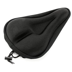 Funda de asiento suave de silicona para bicicleta MTB Cojín de sillín de bicicleta engrosamiento Funda de asiento Pad Comfort Asiento de sillín de bic características